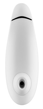 Белый бесконтактный клиторальный стимулятор Womanizer Premium