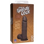 Темнокожий фаллоимитатор The Realistic Cock ULTRASKYN - 20,57 см. - фото 1384133
