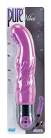 Фиолетовый вибратор PURE G-SPOT VIBE - 18,5 см. Seven Creations 06-107-E11 BCD GP - фото 695724