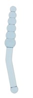 Голубая анальная ёлочка с ручкой Anal Angler - 23 см. - фото 39455