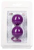 Фиолетовые вагинальные шарики BI-BALLS - фото 83925