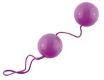 Фиолетовые вагинальные шарики BI-BALLS - фото 139097