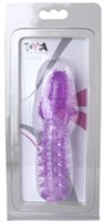 Фиолетовая насадка, удлиняющая половой член - 13,5 см. - фото 5097