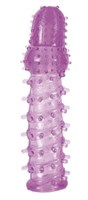 Фиолетовая удлиняющая насадка BIG BOY - 13,5 см. - фото 411440