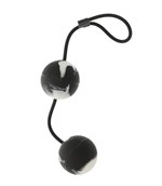 Чёрно-белые вагинальные шарики Duoballs - фото 308095