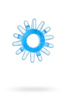 Голубая гелевая насадка с шипиками Toyfa Basic 818003-6 - фото 696216