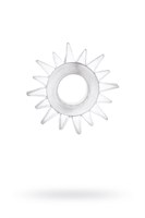 Прозрачное гелевое эрекционное кольцо-солнце - фото 1384604