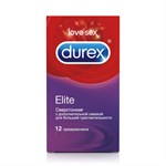 Сверхтонкие презервативы Durex Elite - 12 шт. - фото 186865