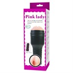 Мастурбатор-вагина с 4 уровнями вибрации и выносным пультом Pink Lady 5026