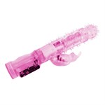 Вибромассажер Счастливый кролик со стимулятором клитора и 3 степенями вибрации - 22,5 см. - фото 202409 Вибромассажер Счастливый кролик со стимулятором клитора и 3 степенями вибрации - 22,5 см. - фото 202409