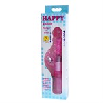 Вибромассажер Счастливый кролик со стимулятором клитора и 3 степенями вибрации - 22,5 см. - фото 202413 Вибромассажер Счастливый кролик со стимулятором клитора и 3 степенями вибрации - 22,5 см. - фото 202413