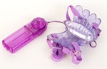 Фиолетовый клиторальный стимулятор Sex Butterfly - фото 205599