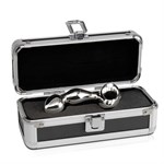 Анальный стимулятор METAL WORX в металлическом кейсе - 10,8 см. - фото 202675