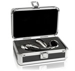 Двойной фаллоимитатор DOUBLE TROUBLE METAL WORX - фото 236888