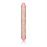 Двухсторонний фаллоимитатор Veined Double Dongs - 30 см. - фото 233987