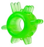 Набор из 6 зелёненьких эрекционных колец Toyfa Basic 888200-10 - фото 707994
