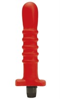 Красный многоскоростной силиконовый вибратор - 18 см. Dream Toys 20137 - фото 696722