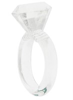 Эрекционное кольцо в виде колечка SILICON DIAMOND COCKRING - фото 292523