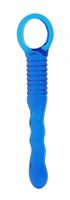 Голубой анальный стимулятор TAPERED ANAL ROD BLUE - 14,5 см. - фото 292527