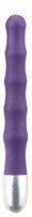 Фиолетовый вибромассажер волнистой формы SMOOTH VIBE - 17,8 см. - фото 131122