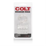 Комплект из 2 прозрачных эрекционных колец COLT Enhancer Rings - фото 131231