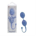 Голубые вагинальные шарики LAmour Premium Weighted Pleasure System - фото 5944