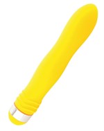 Желтый водонепроницаемый вибратор - 18 см. - фото 131289