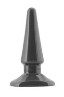 Черная анальная втулка ToyFa - 10,5 см. - фото 206161
