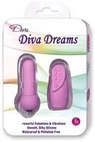 Розовый минивибратор с насадкой - фото 203458 Розовый минивибратор с насадкой - фото 203458