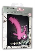 Розовый вибростимулятор из силикона с 5 режимами вибрации - фото 203491 Розовый вибростимулятор из силикона с 5 режимами вибрации - фото 203491