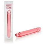 Гладкий двусторонний гелевый фаллоимитатор - 32 см. - фото 201502