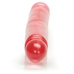 Гладкий двусторонний гелевый фаллоимитатор - 32 см. - фото 201505