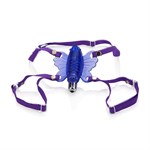 Фиолетовая вибробабочка Wireless Venus Butterfly Wearable Stimulator - фото 293284