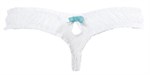 Комплект из 1 пары голубых пэстис-сердечек и белых трусиков с голубым бантиком - фото 238303 Комплект из 1 пары голубых пэстис-сердечек и белых трусиков с голубым бантиком - фото 238303