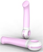 Розово-белый водонепроницаемый вибратор O-zone для G-стимуляции - 18 см. - фото 239207 Розово-белый водонепроницаемый вибратор O-zone для G-стимуляции - 18 см. - фото 239207