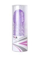 Насадка гелевая фиолетовая с точками, шипами и наплывами - 13,5 см. - фото 132103