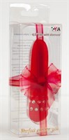 Красный вибратор с кристаллами - фото 239350 Красный вибратор с кристаллами - фото 239350