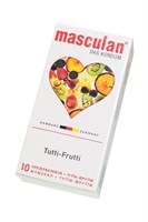 Презервативы Masculan Tutti-Frutti с фруктовым ароматом - 10 шт. - фото 1424626