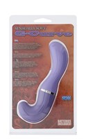 Фиолетовый G-вибростимулятор SENSUALLY SOFT G-CURVE - 15,5 см. - фото 132180