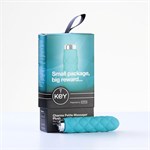 Голубой текстурированный минивибромассажер Charms Plush Blue - фото 207711 Голубой текстурированный минивибромассажер Charms Plush Blue - фото 207711