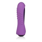 Сиреневый вибратор с двумя сменными насадками Io Lavender - 10,75 см. - фото 207770 Сиреневый вибратор с двумя сменными насадками Io Lavender - 10,75 см. - фото 207770