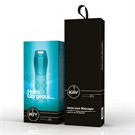 Шикарный голубой вибромассажер Ceres Lace Texture - Blue - фото 207800