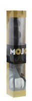 Черная ёлочка-насадка для двойного проникновения Mojo Bumpy - 15 см. Seven Creations MOJO-006 - фото 697593
