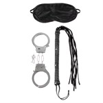 Набор для эротических игр Lover s Fantasy Kit - наручники, плетка и маска - фото 207280