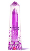 Лиловый вибромассажер Cristal 6x Amethyst - 18 см. - фото 208142 Лиловый вибромассажер Cristal 6x Amethyst - 18 см. - фото 208142