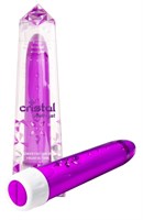 Лиловый вибромассажер Cristal 6x Amethyst - 18 см. - фото 208144 Лиловый вибромассажер Cristal 6x Amethyst - 18 см. - фото 208144