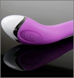 Фиолетовый вибромассажер Mysterious - 13 см. - фото 239931