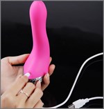 Розовый вибромассажер Mysterious - фото 239933