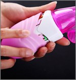 Сиреневый вибромассажер Волшебный язычок с вибро-яйцом - фото 239936