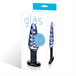Гламурная сине-черная пробка - 13,5 см. Glas GLAS-77 - фото 697941